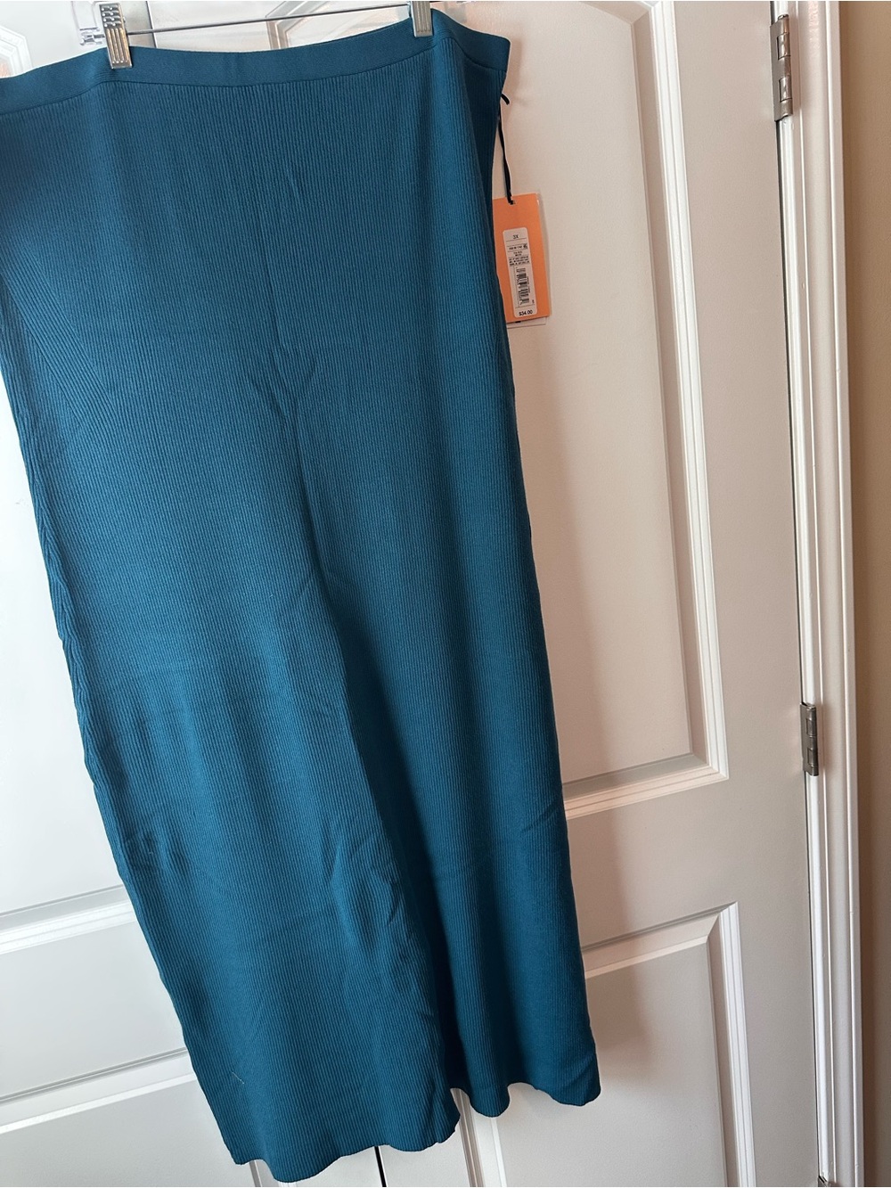 Teal Ribbed Strapless Dress Future Collective Jenny K Lopez